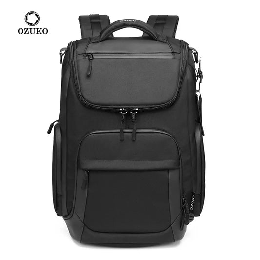 Sac à dos de voyage cabine noir, format compact accepté en bagage à main