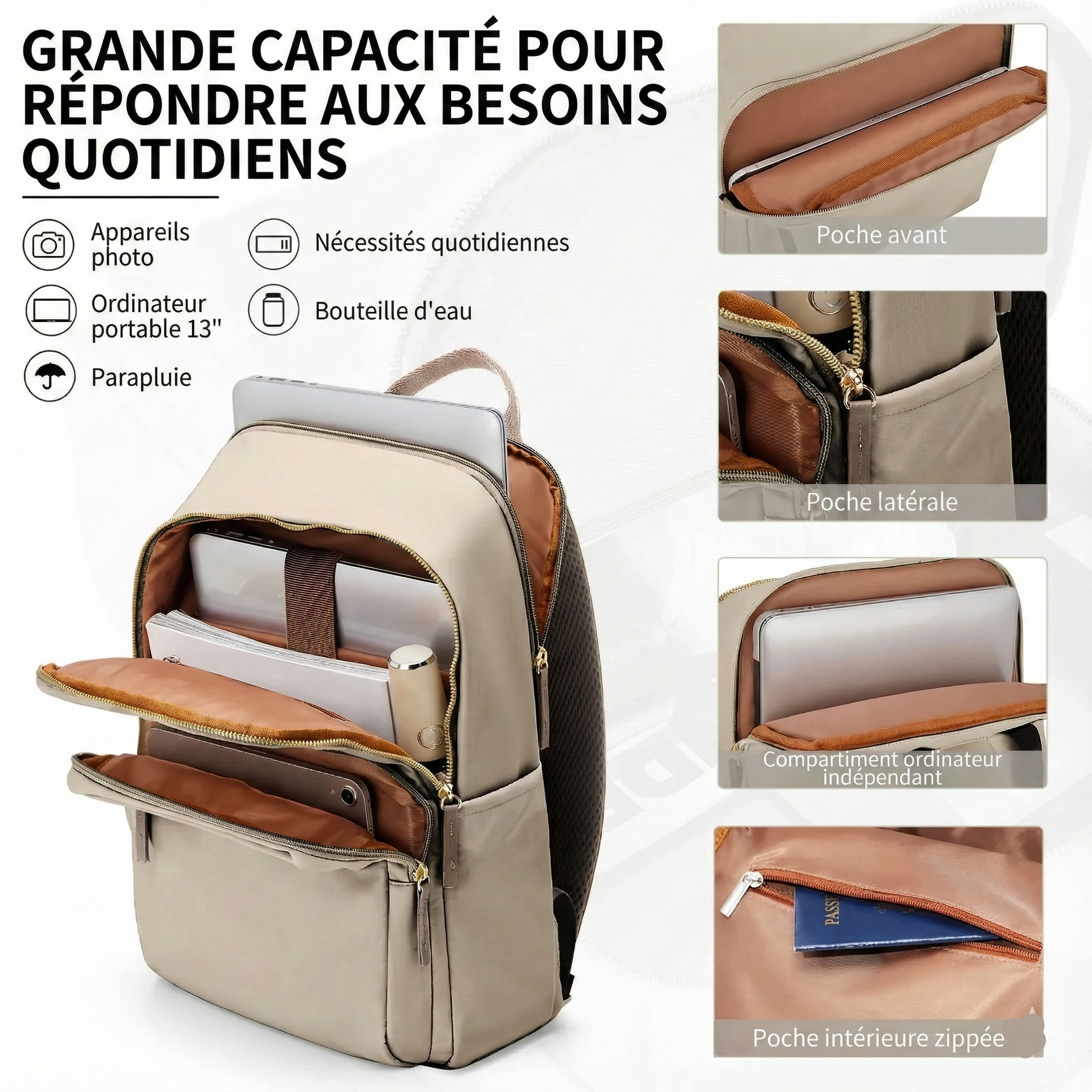Sac à dos ordinateur - Morvani