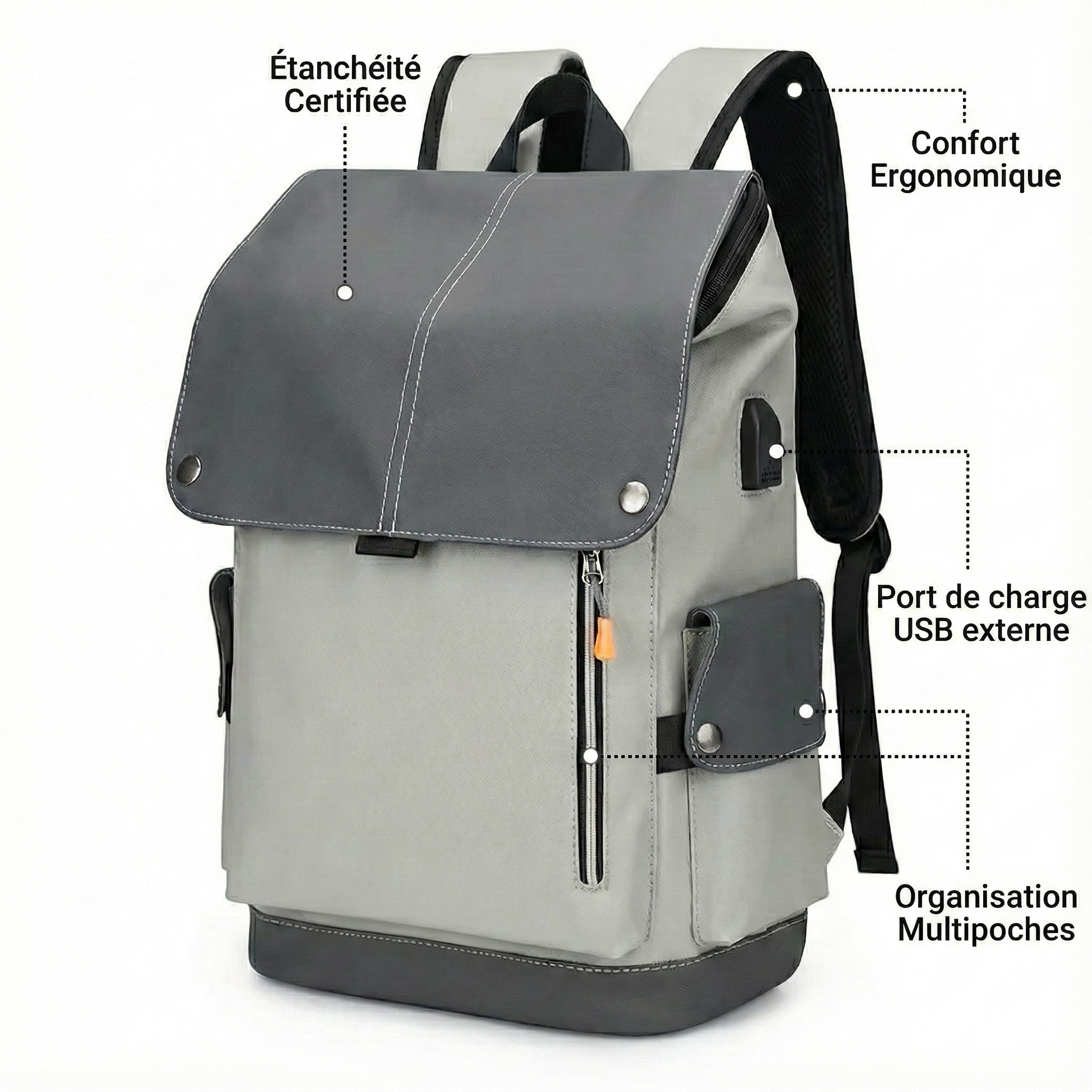 Sac à dos ordinateur - Caspira