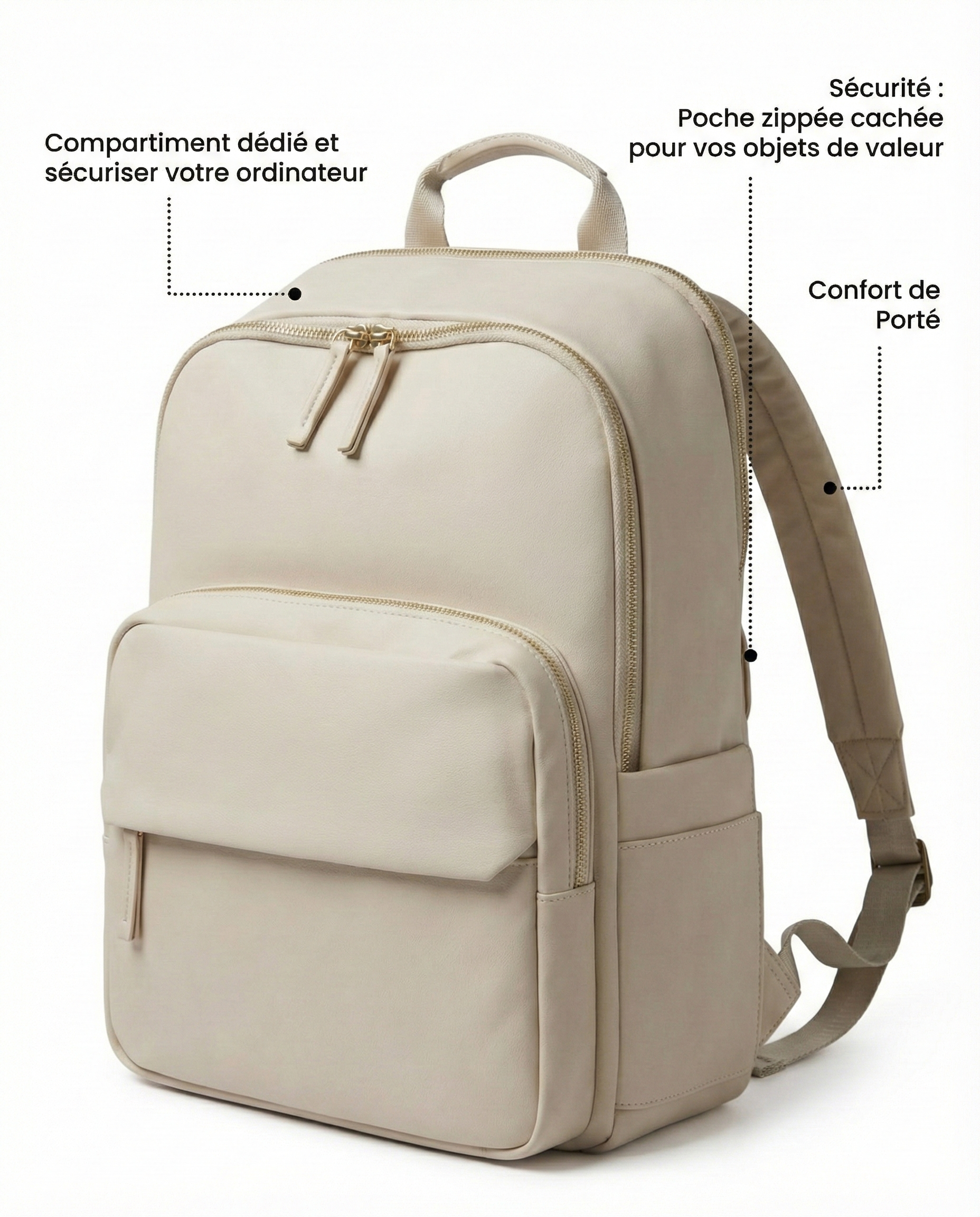 Sac à dos ordinateur - Morvani